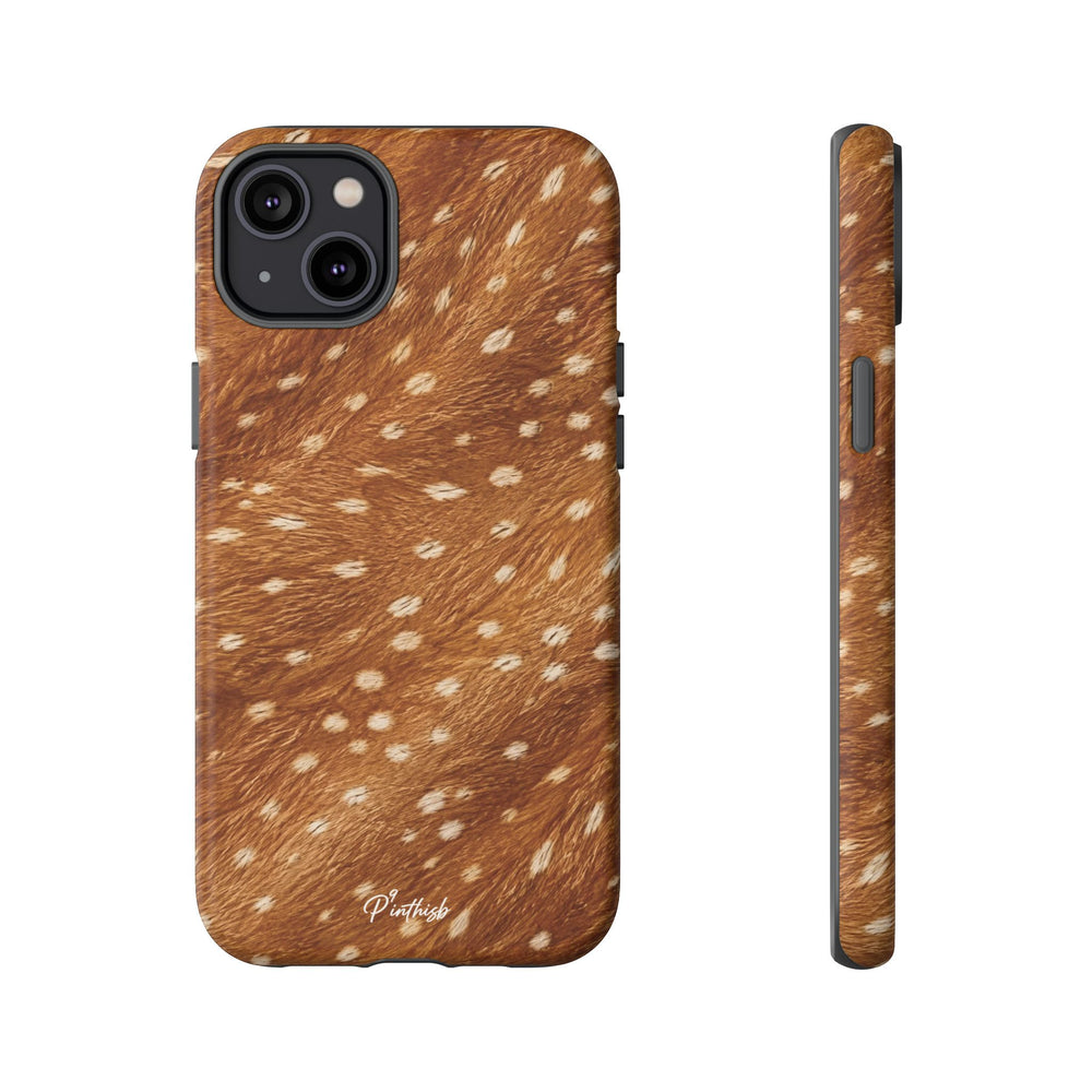 Caramel Deer Pattern Tough Case