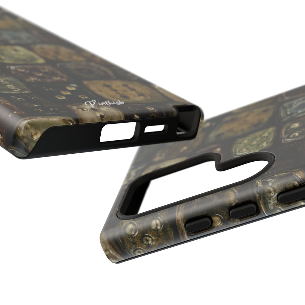 Vintage Dice Tile Phone Case