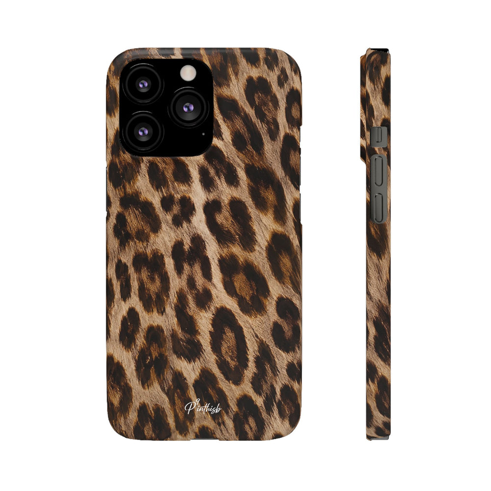 Leopard Print Snap Phone Case