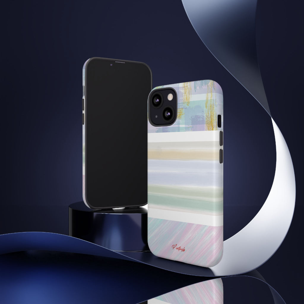 Pastel Stripe Tough Phone Case