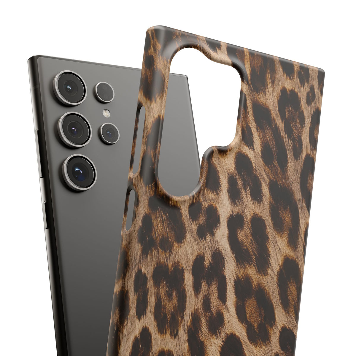 Leopard Print Snap Phone Case