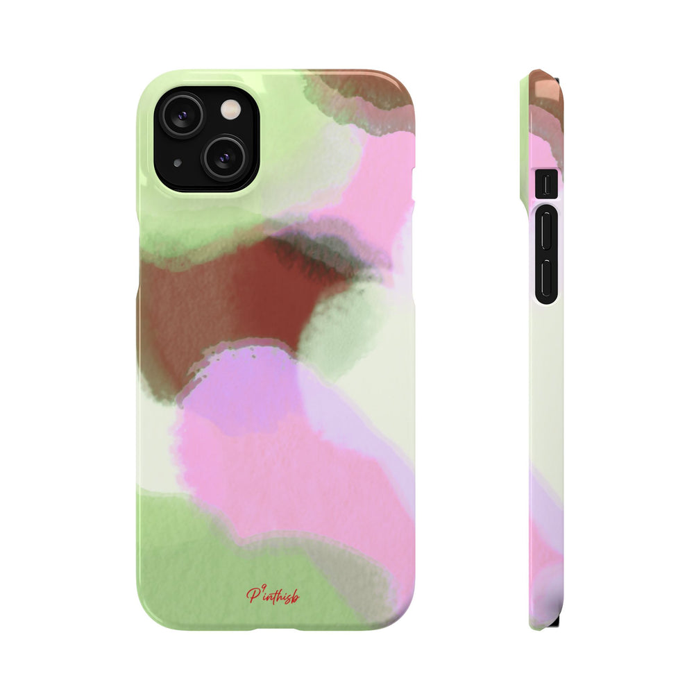 Abstract Pastel Camouflage Snap Phone Case