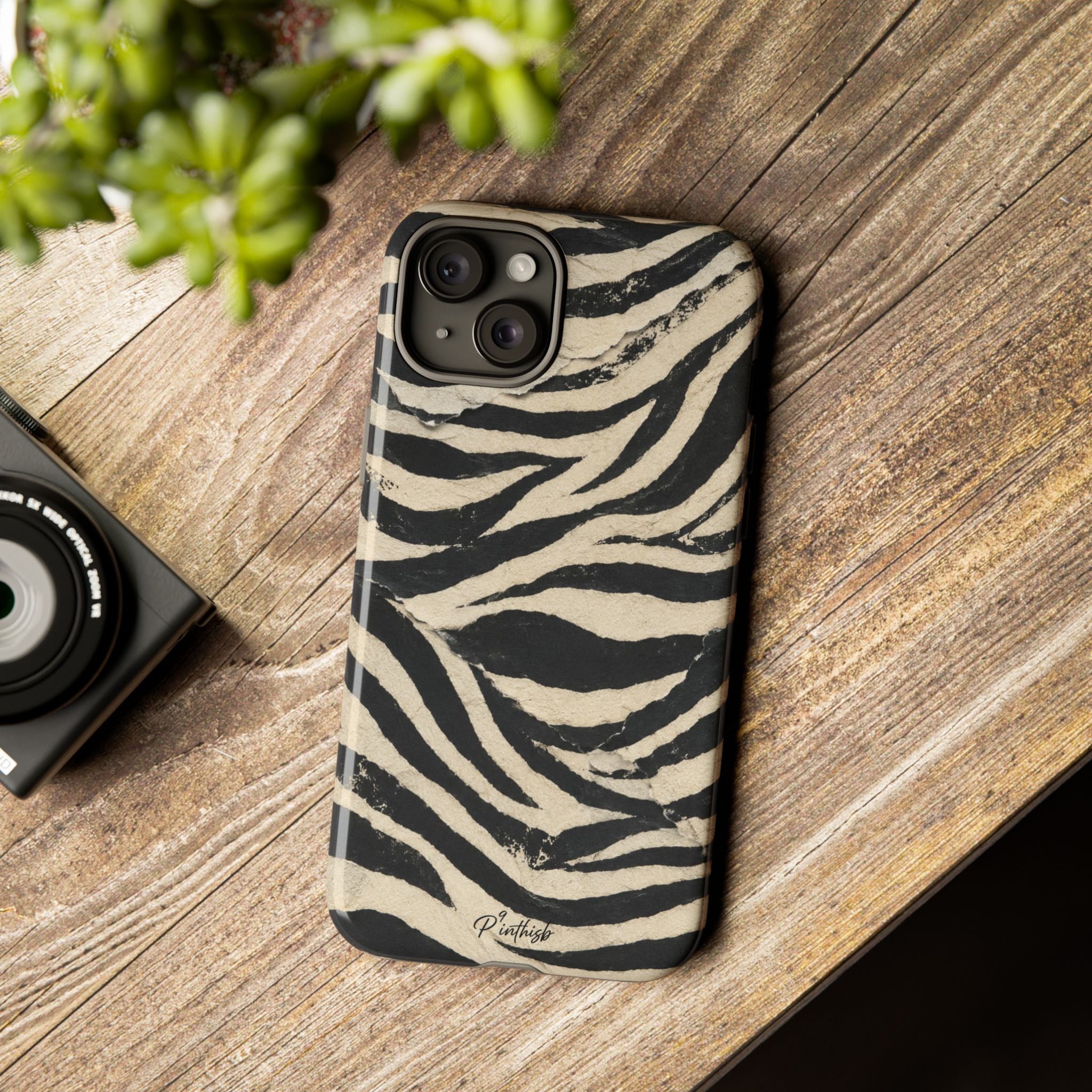 Zebra Stripe Tough Phone Case