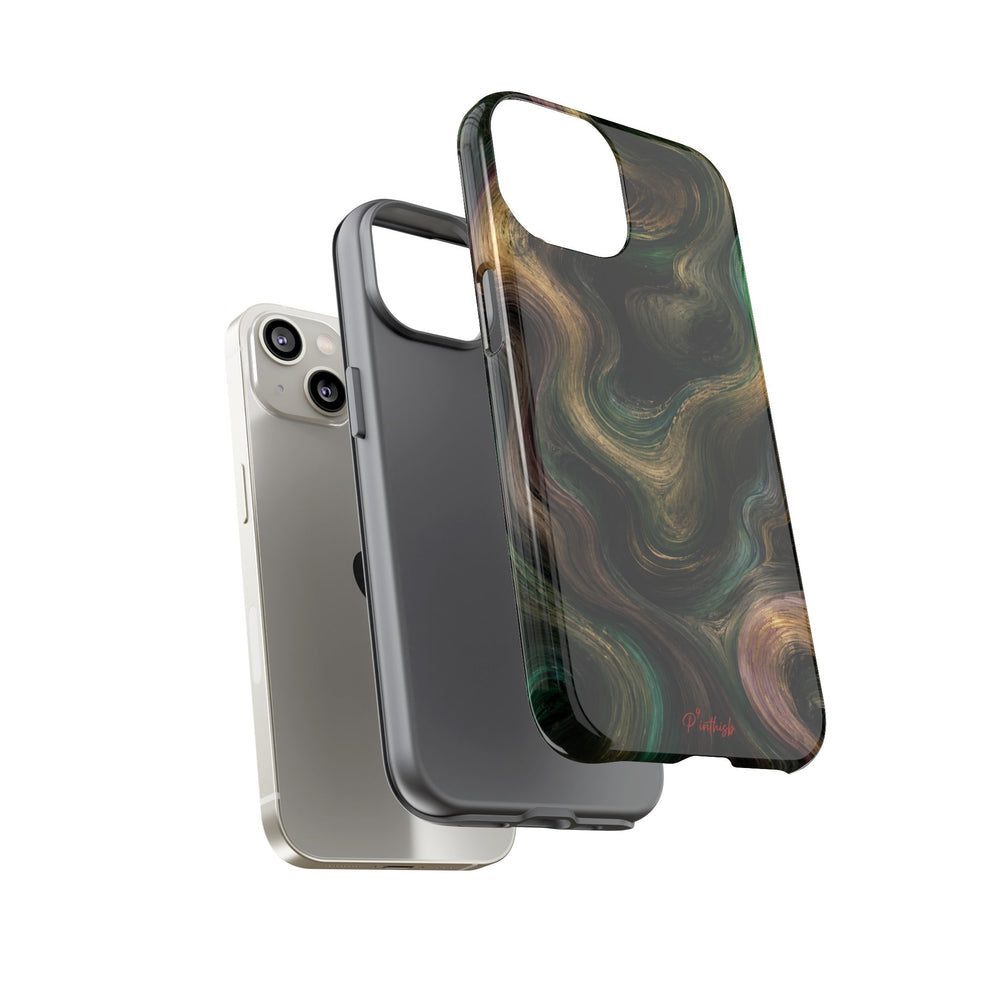 Marbled Forest Tough Phone Case