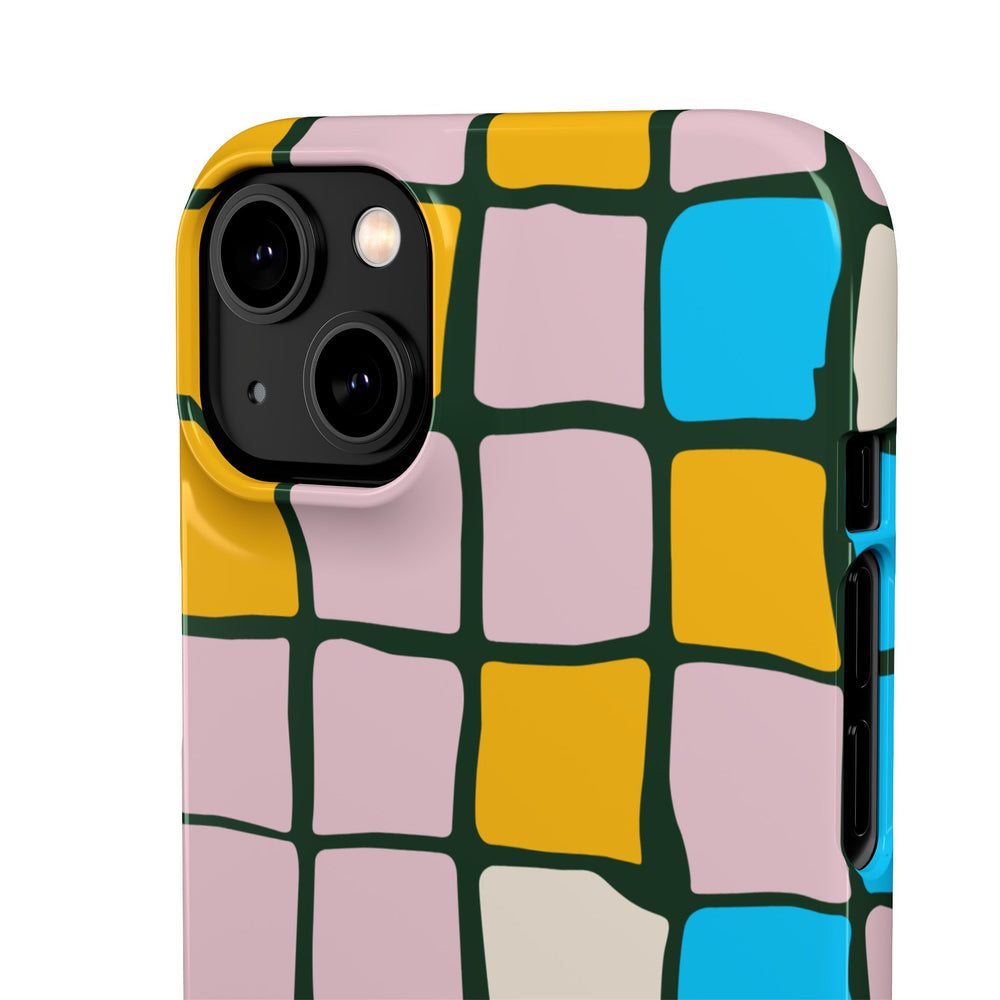 Color Grid Snap Phone Case