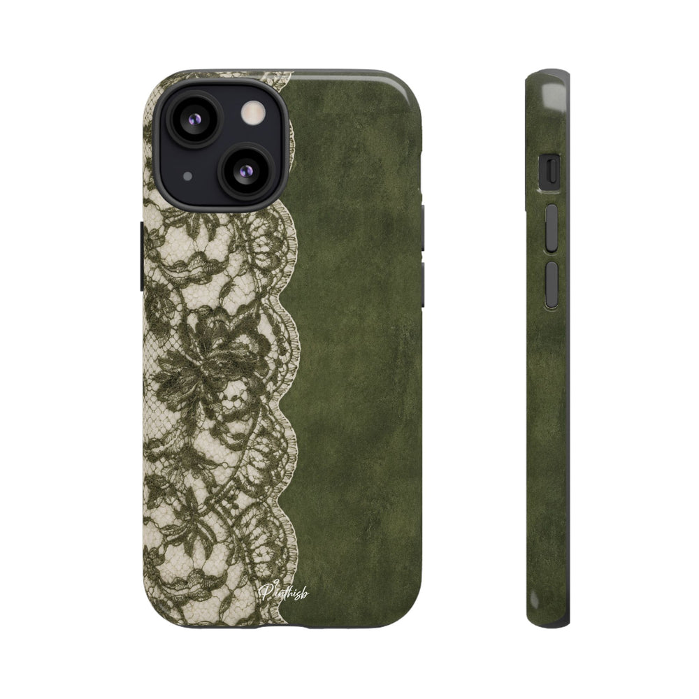 Olive Lace Tough Case