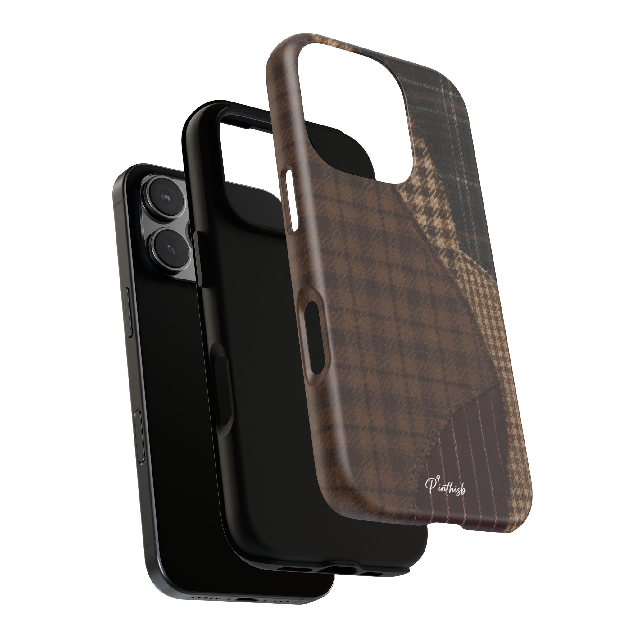 Rustic Brown Retro Tough Case