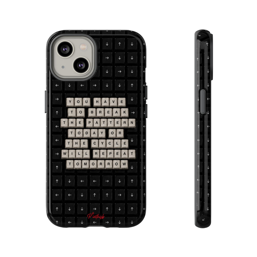 "Break the pattern" Keyboard Tough Case