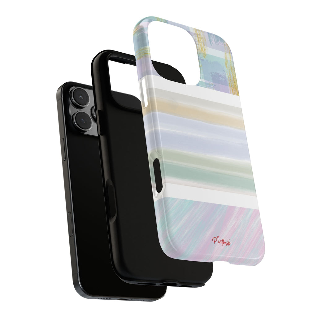 Pastel Stripe Tough Phone Case