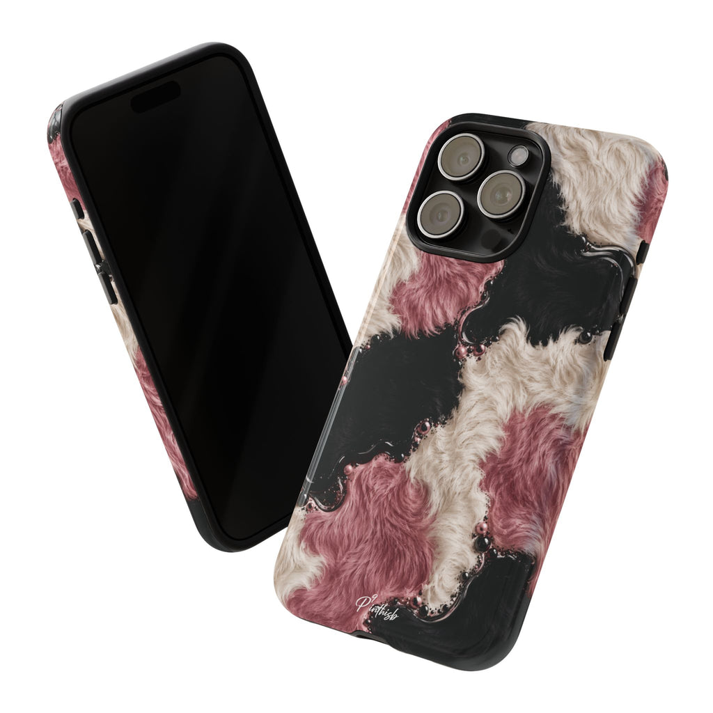 Cow Print Swirl Tough Case