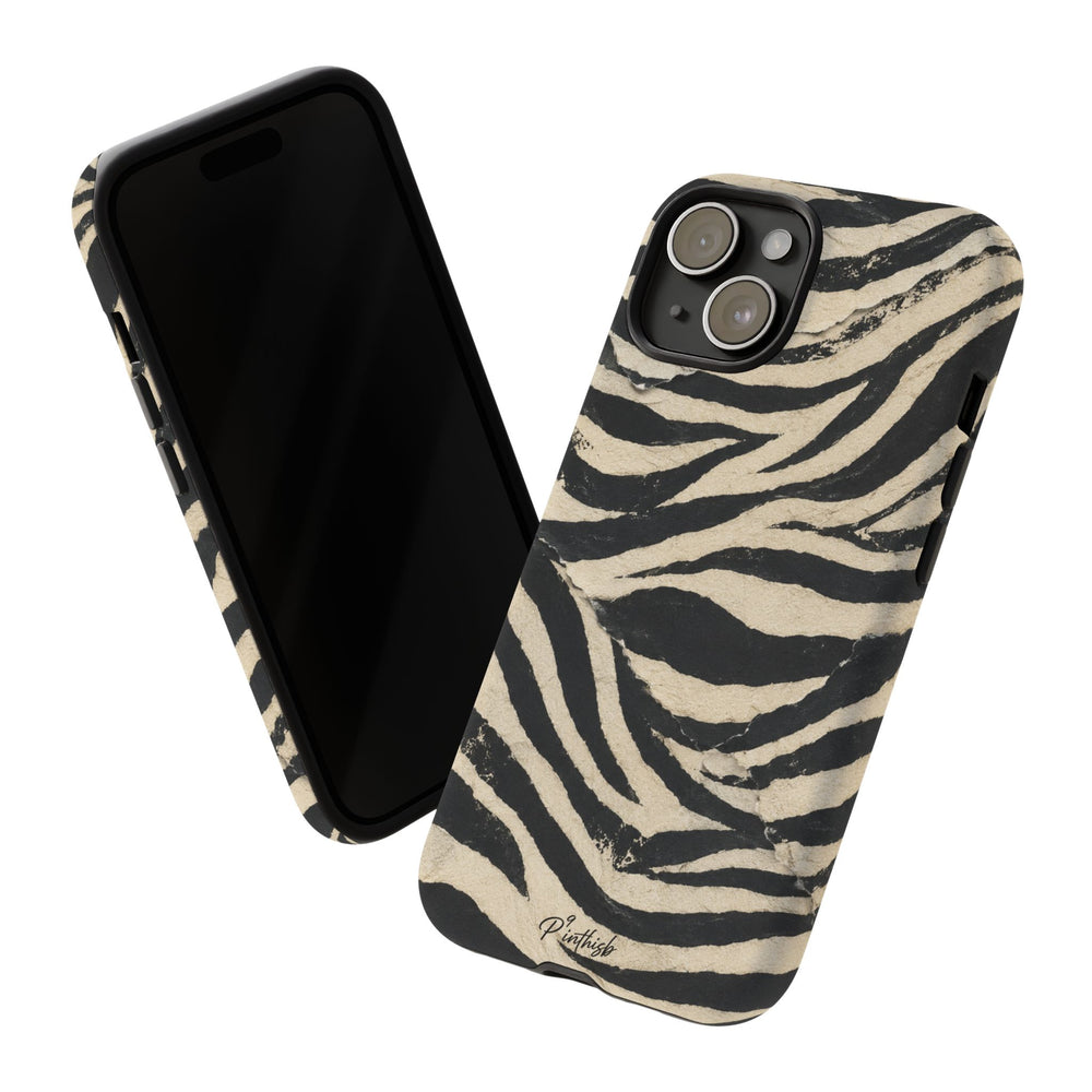 Zebra Stripe Tough Phone Case