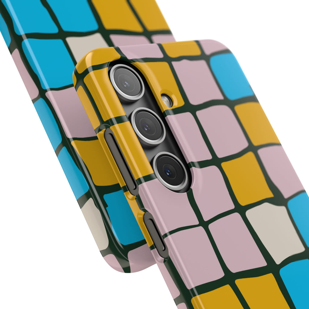 Color Grid Snap Phone Case
