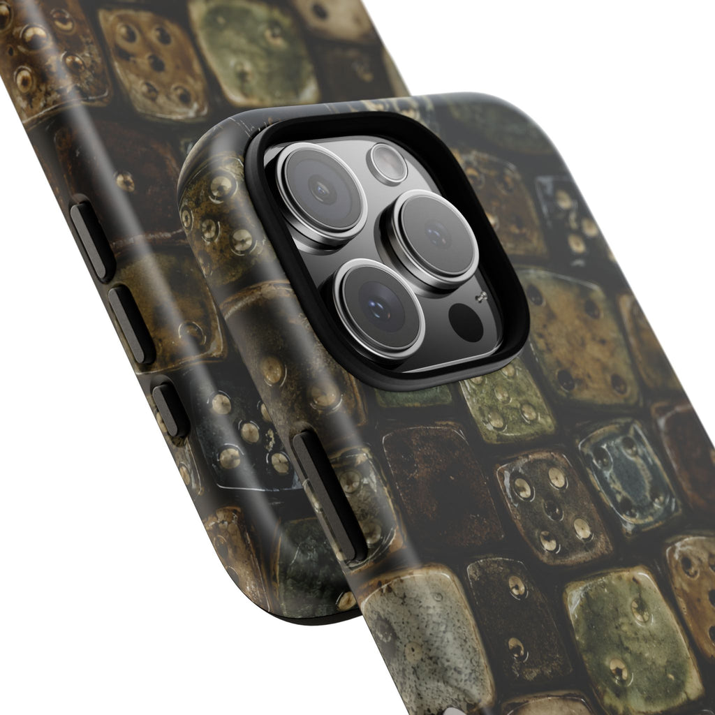 Vintage Dice Tile Phone Case