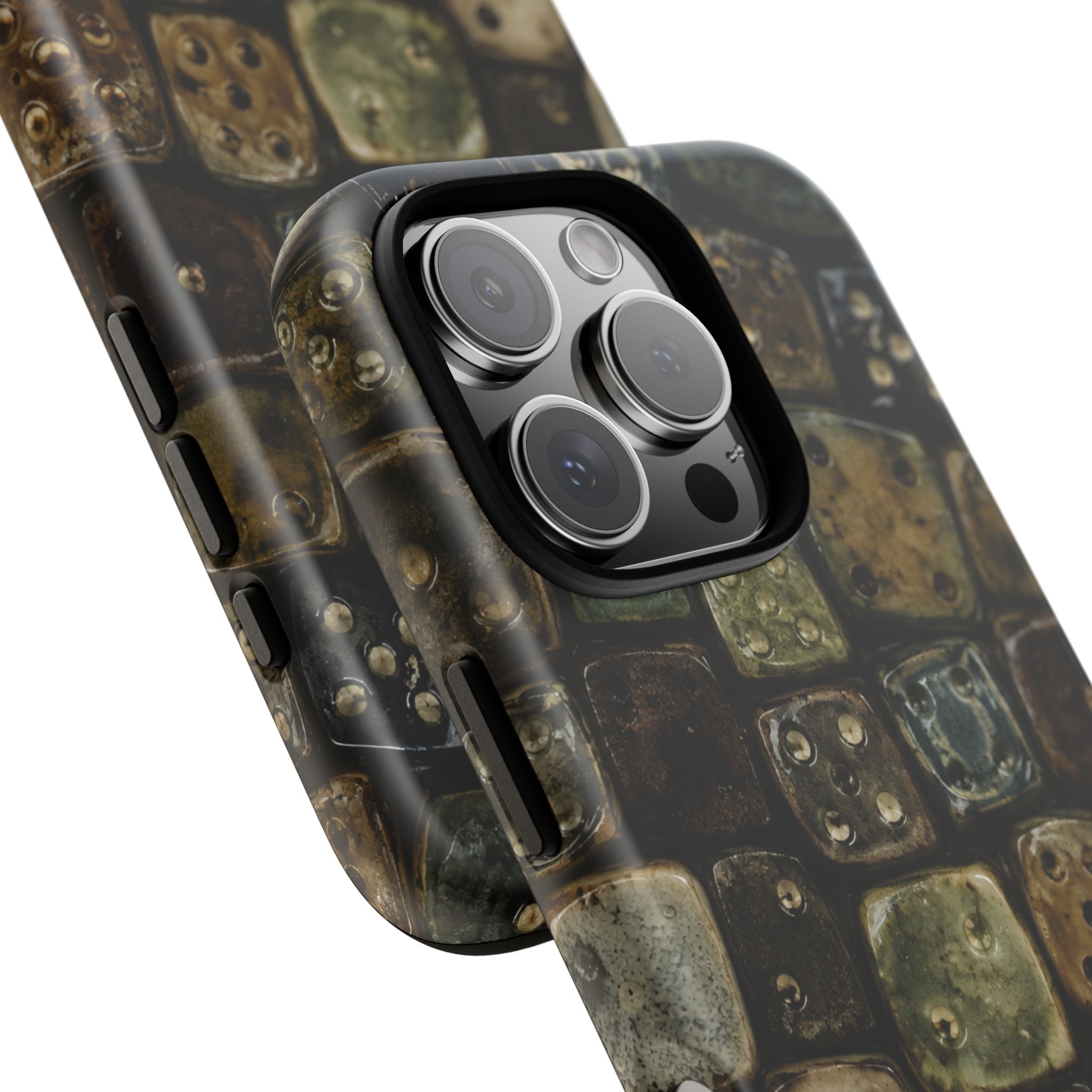 Vintage Dice Tile Phone Case