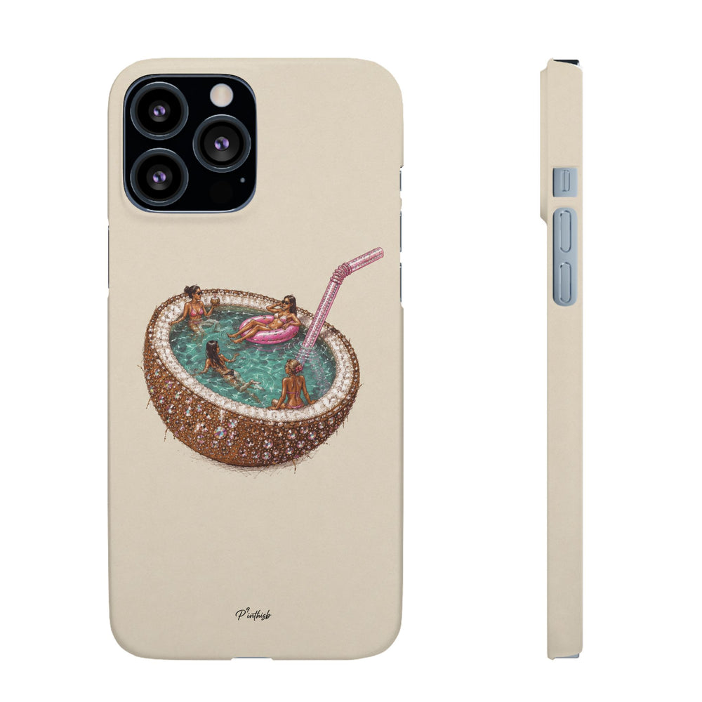 Coconut Pool Snap Phone Case