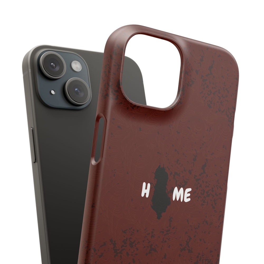 "HOME" Albania Snap Case