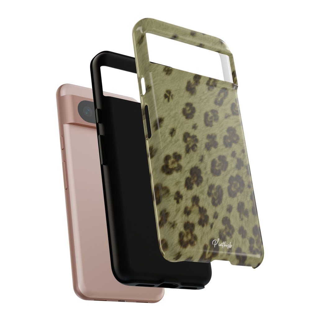 Olive Leopard Print Tough Case