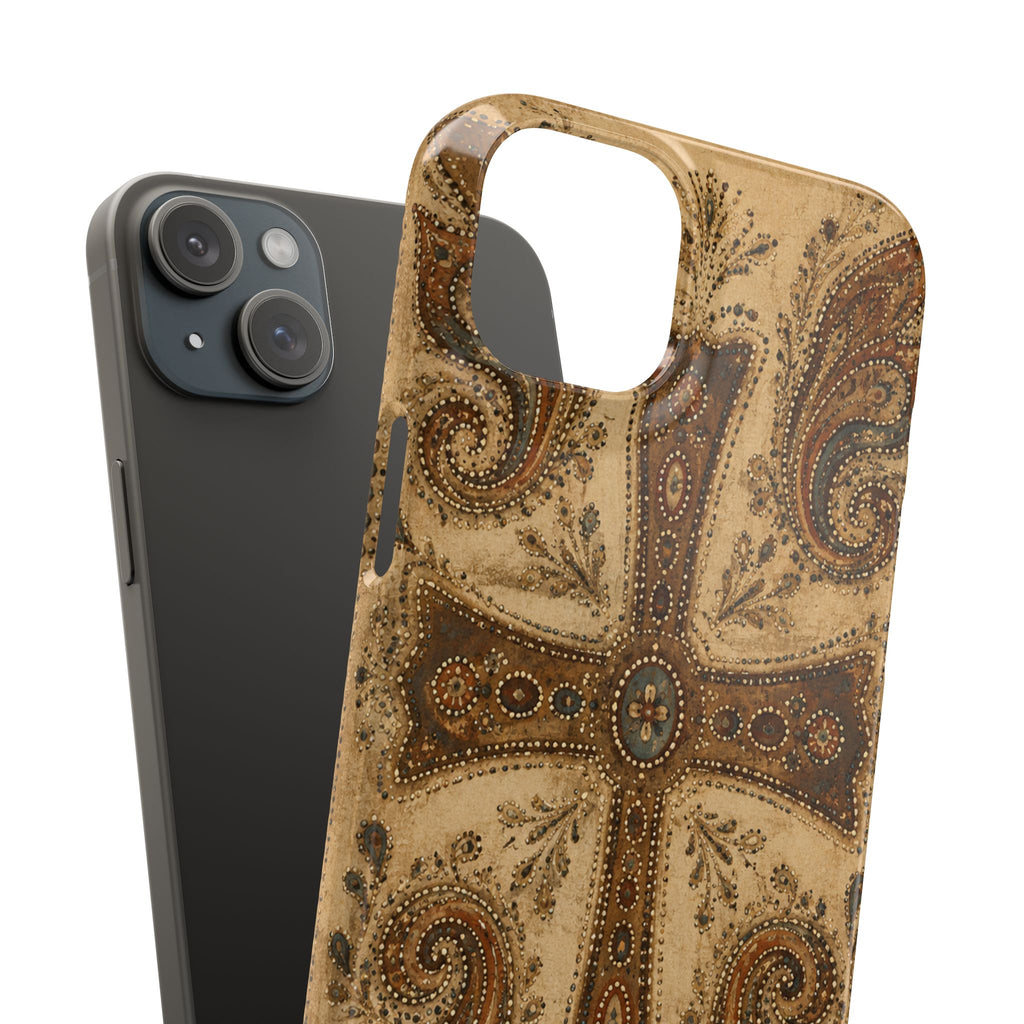 Cross Paisley Snap Case