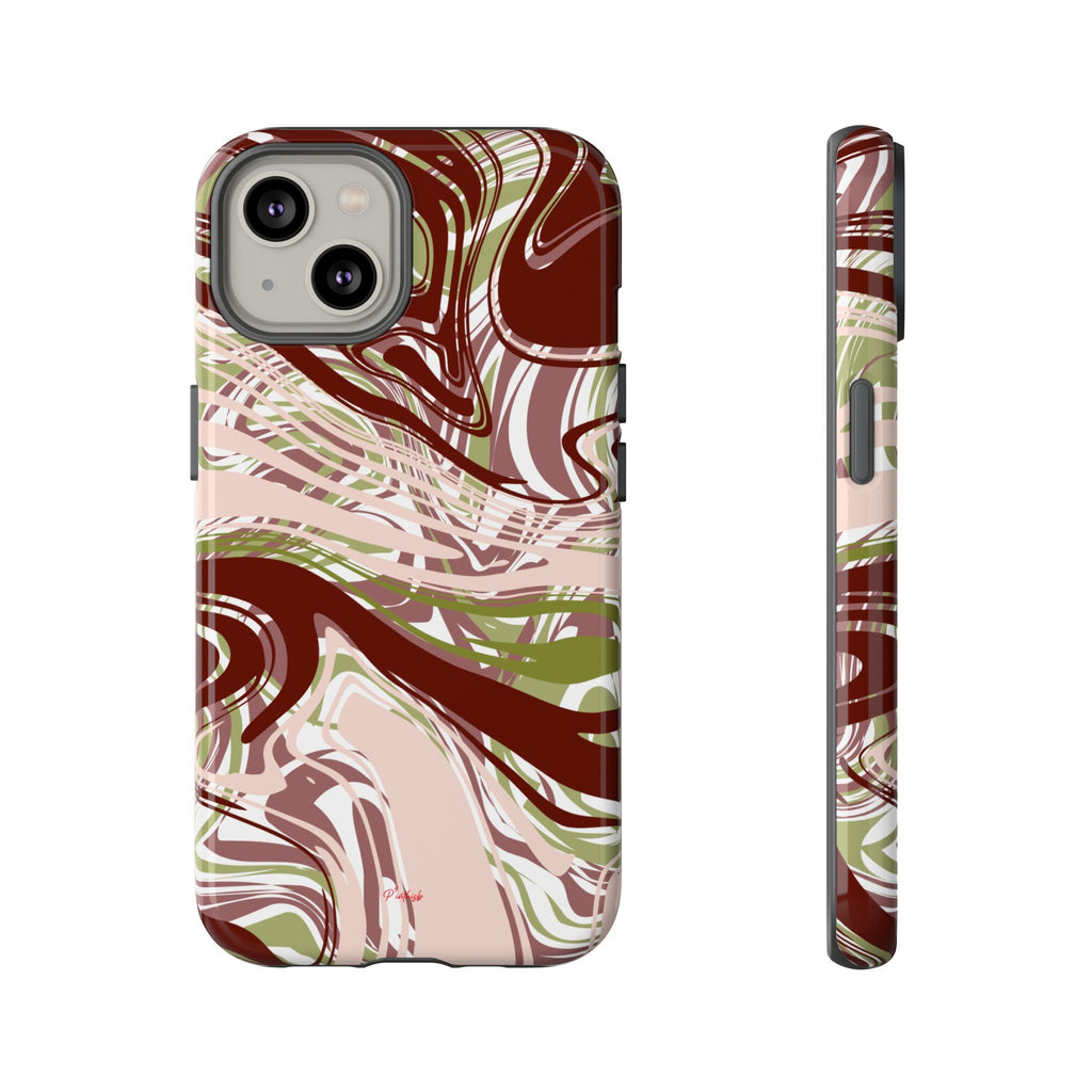Abstract Marbled Tough Phone Case
