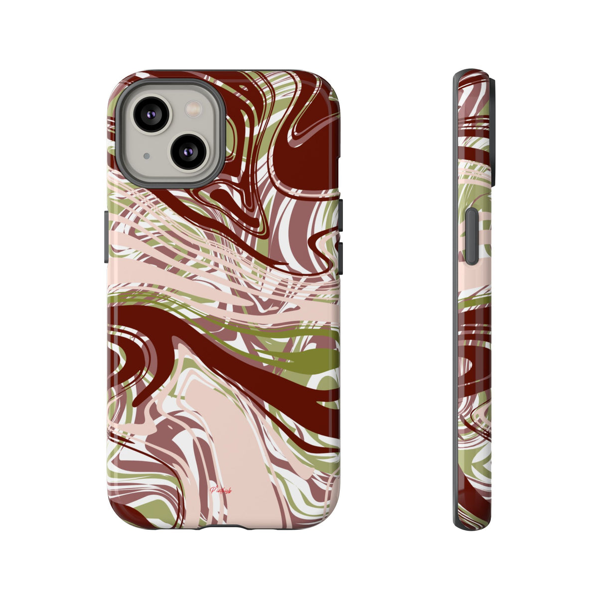 Abstract Marbled Tough Phone Case