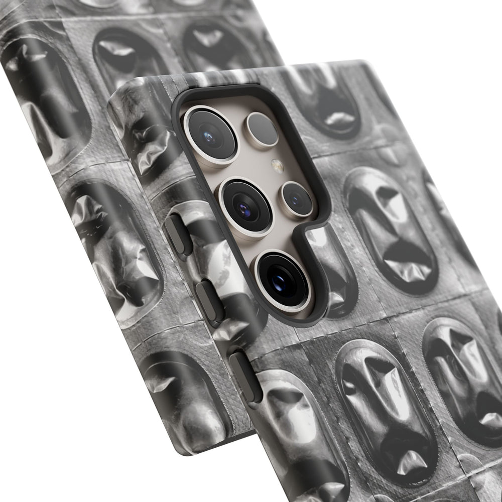 Metallic Mask Grid Tough Case