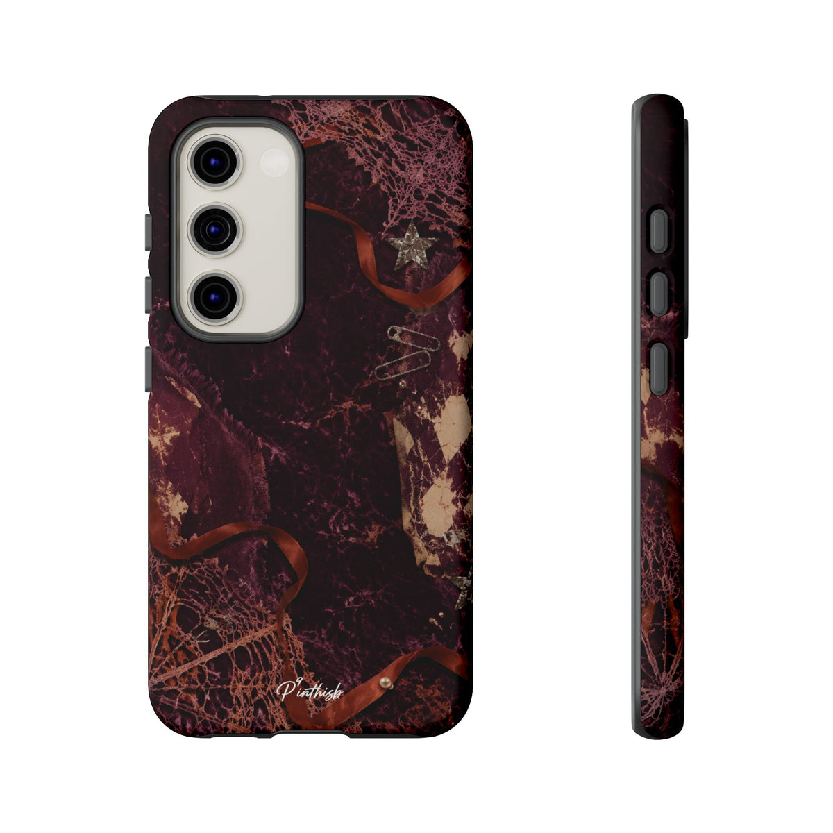 Dark Maroon Vintage Tough Case