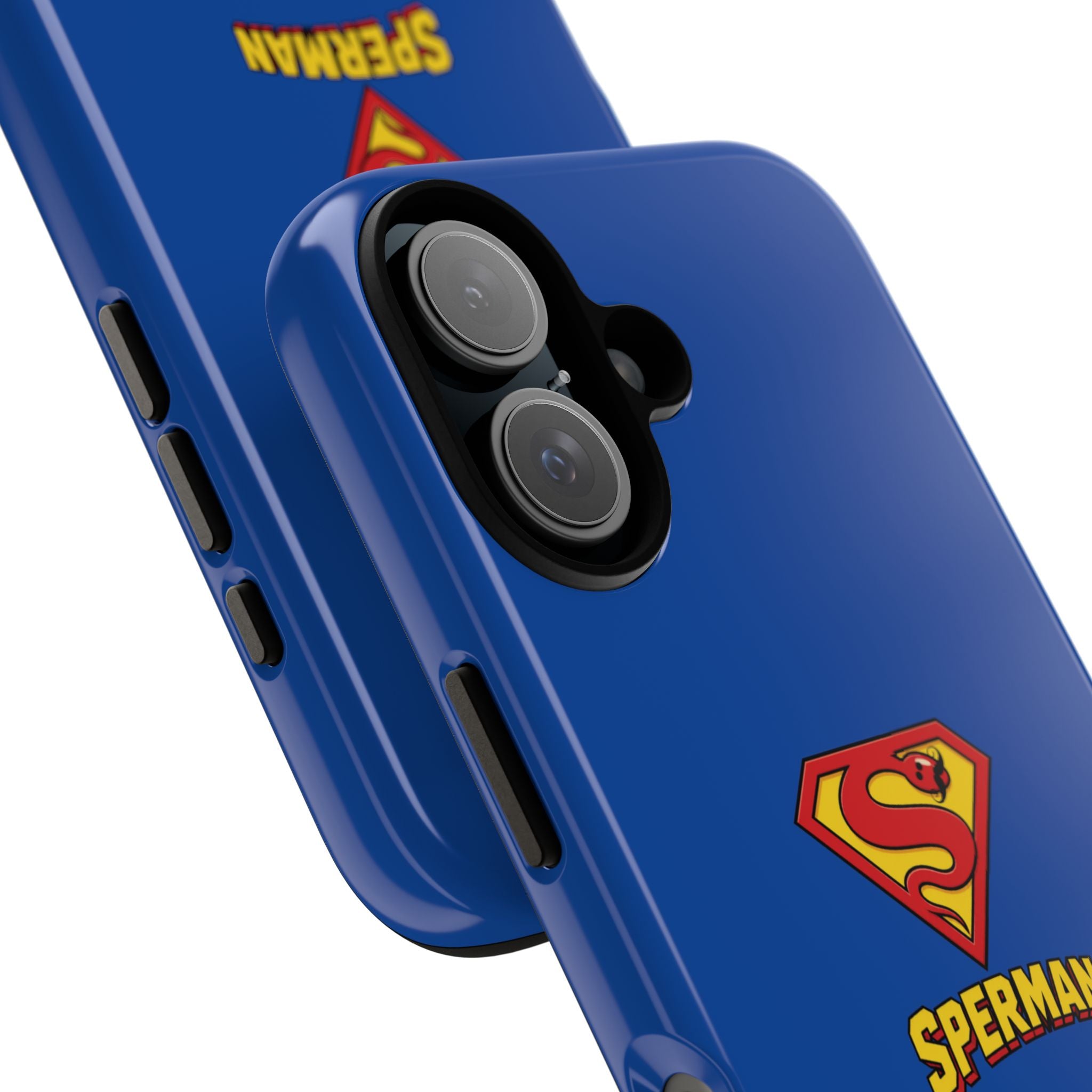 "SPERMAN" Parody Logo Tough Phone Case