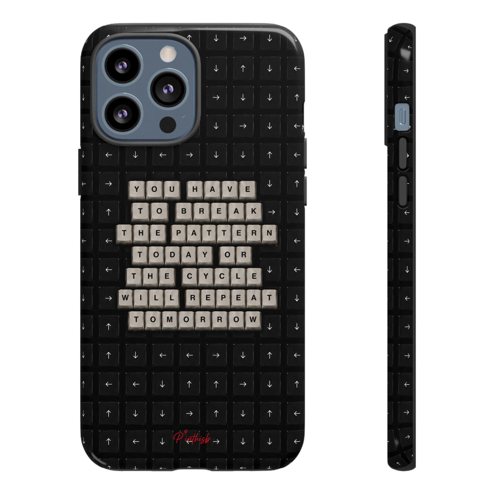 "Break the pattern" Keyboard Tough Case