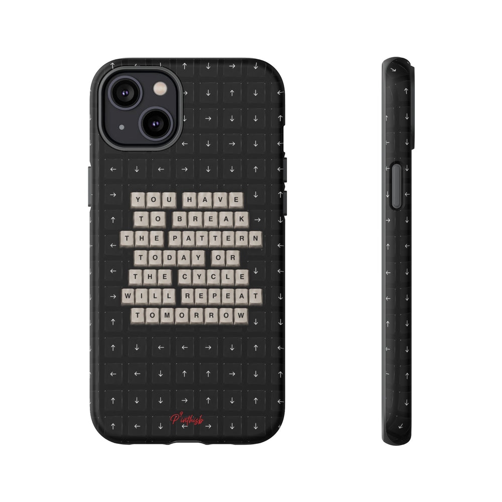 "Break the pattern" Keyboard Tough Case