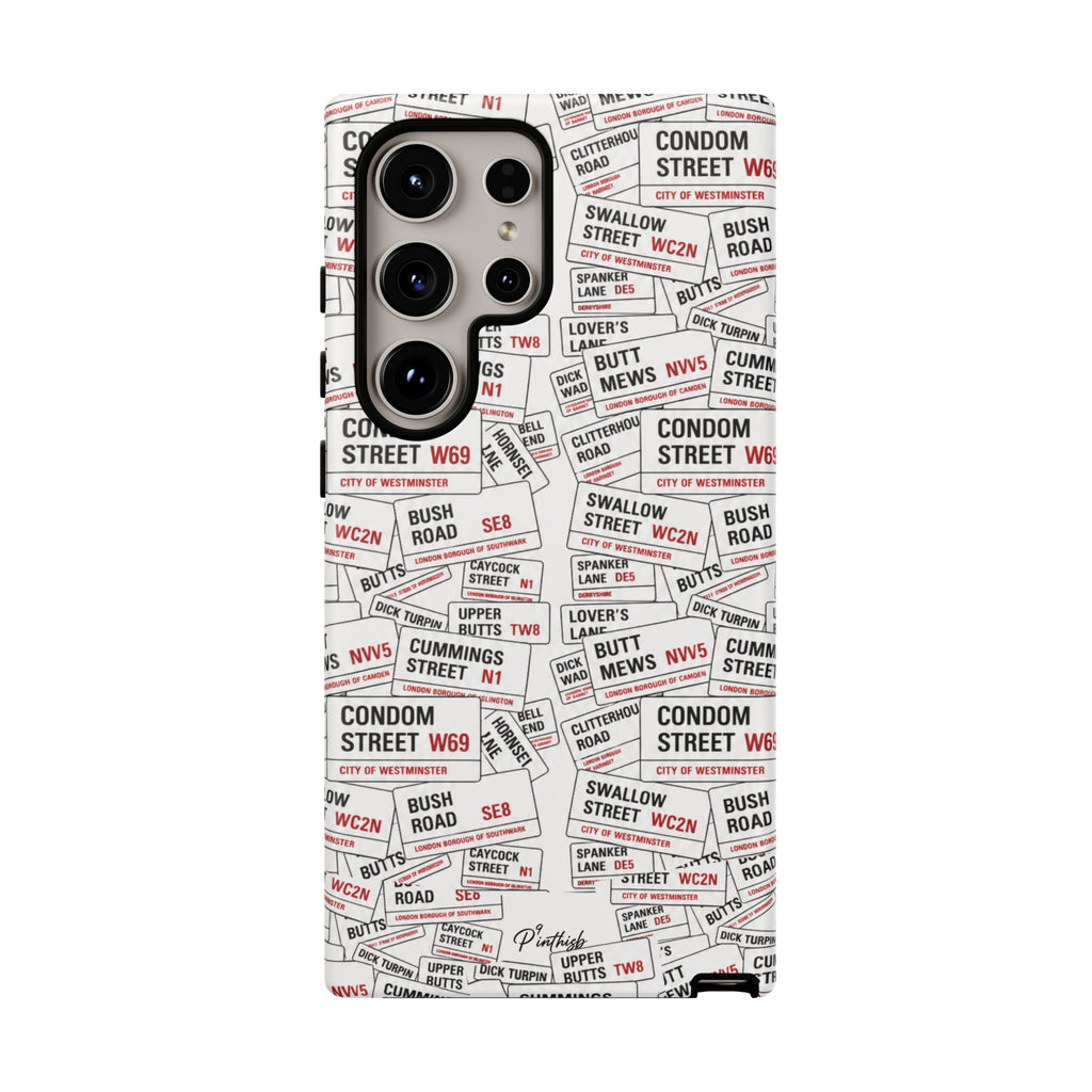 Cheeky London Street Signs Phone Case