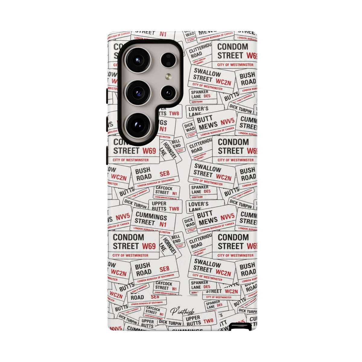 Cheeky London Street Signs Phone Case