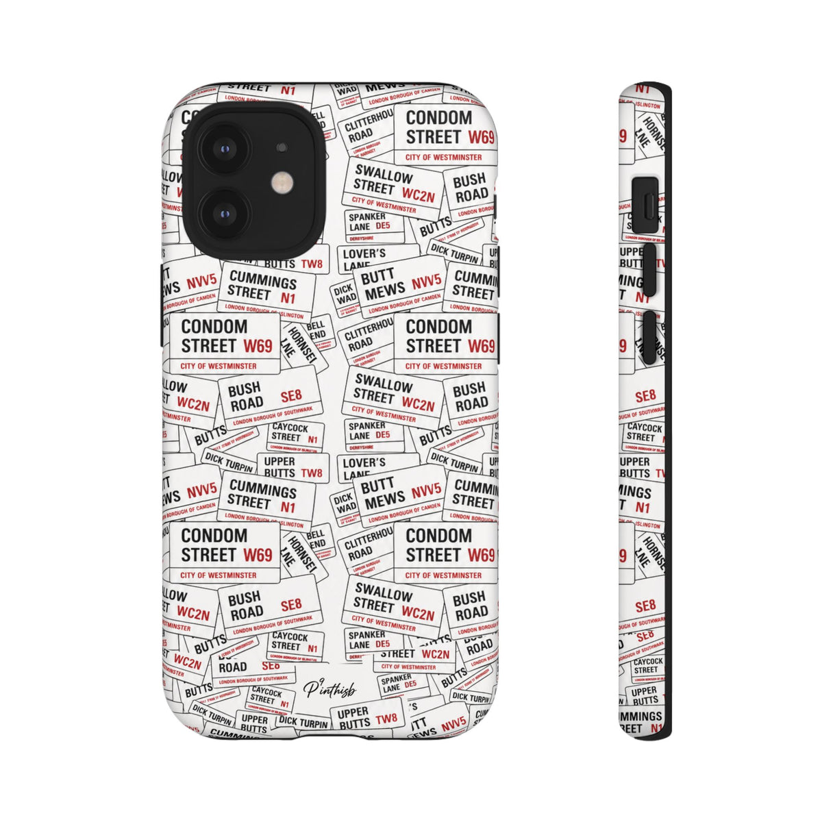 Cheeky London Street Signs Phone Case