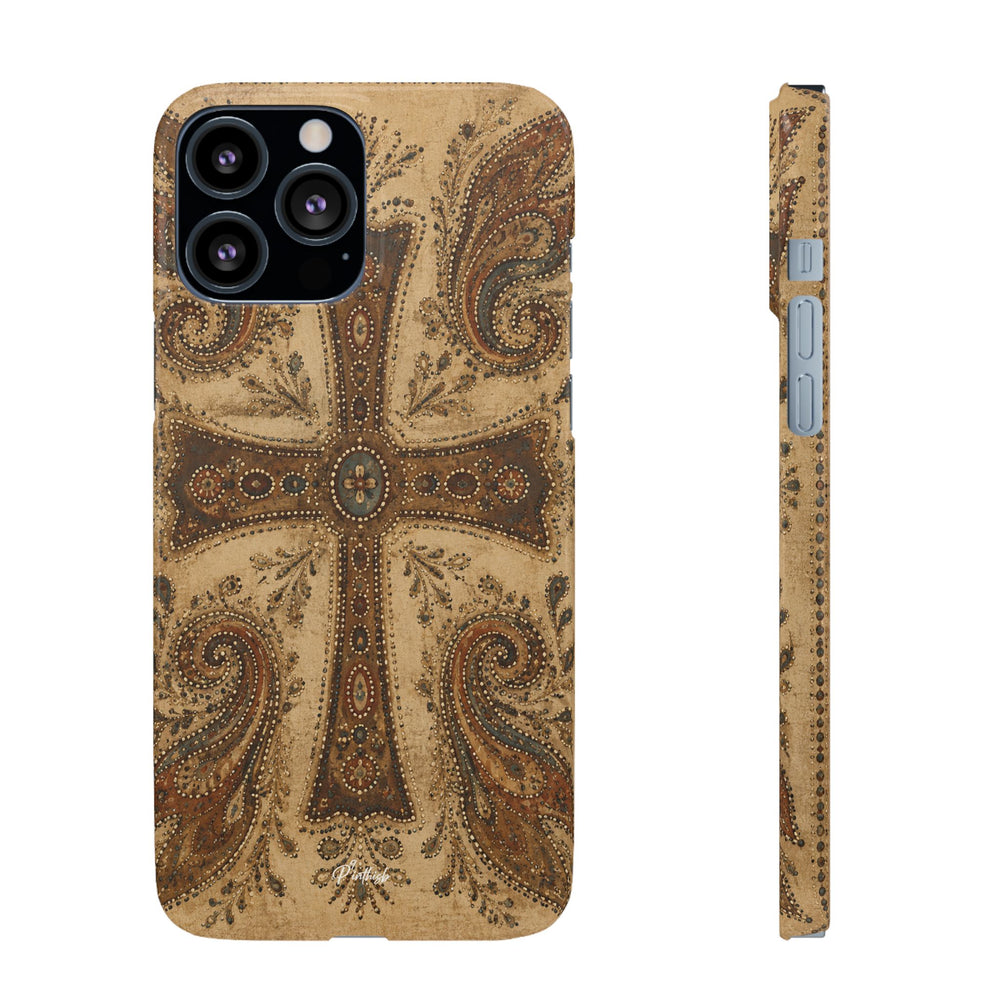 Cross Paisley Snap Case