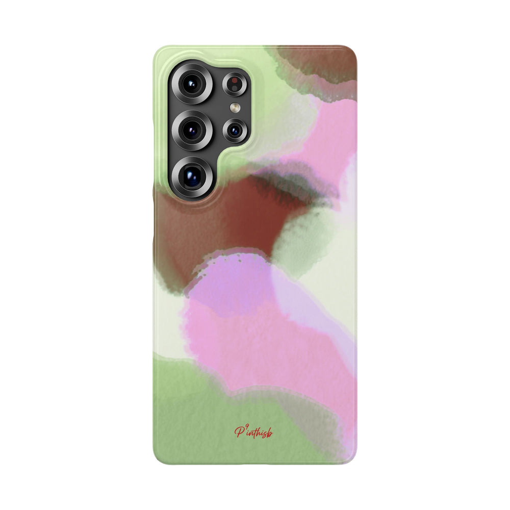 Abstract Pastel Camouflage Snap Phone Case