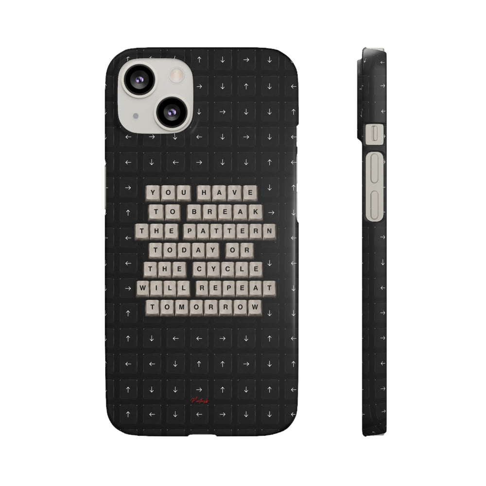 "Break the pattern" Keyboard Snap Case