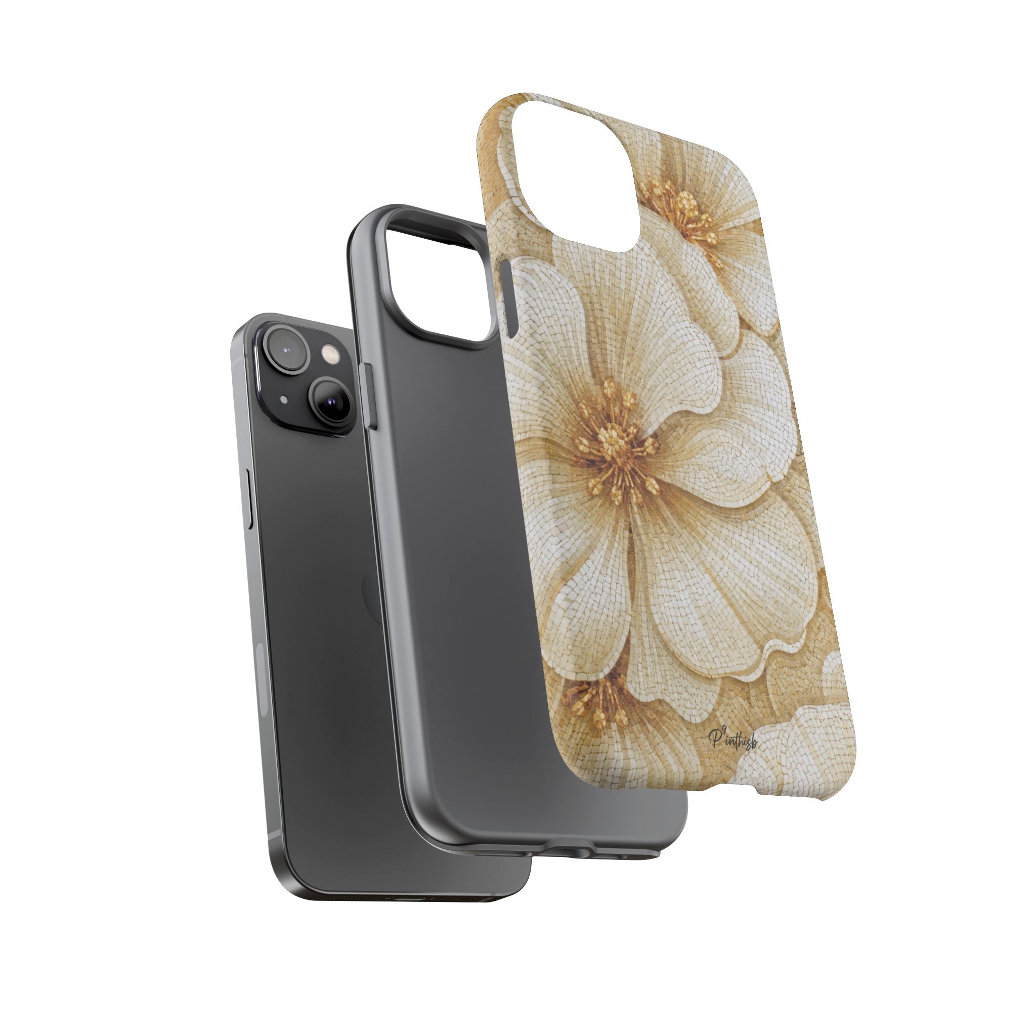 Floral Gold Bloom Tough Case