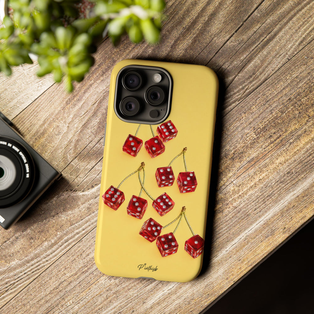Cherry Dice Tough Phone Case
