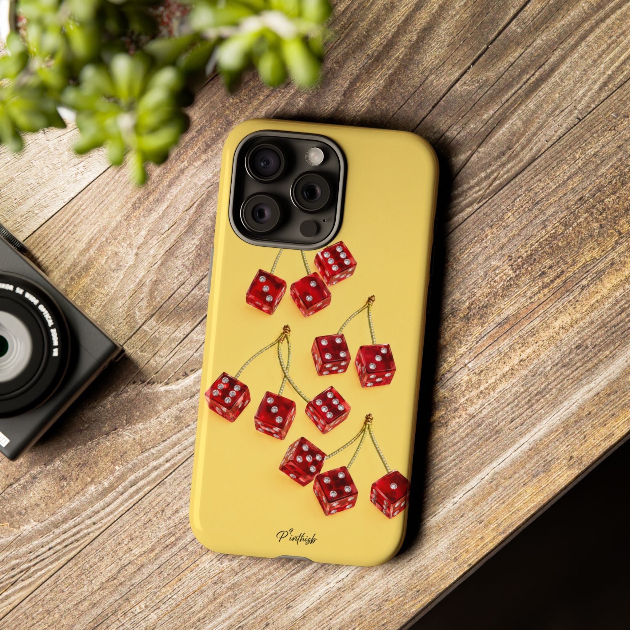 Cherry Dice Tough Phone Case