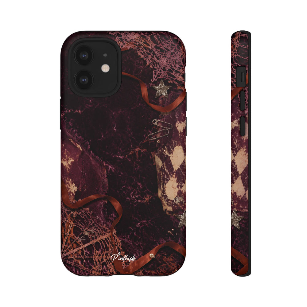 Dark Maroon Vintage Tough Case