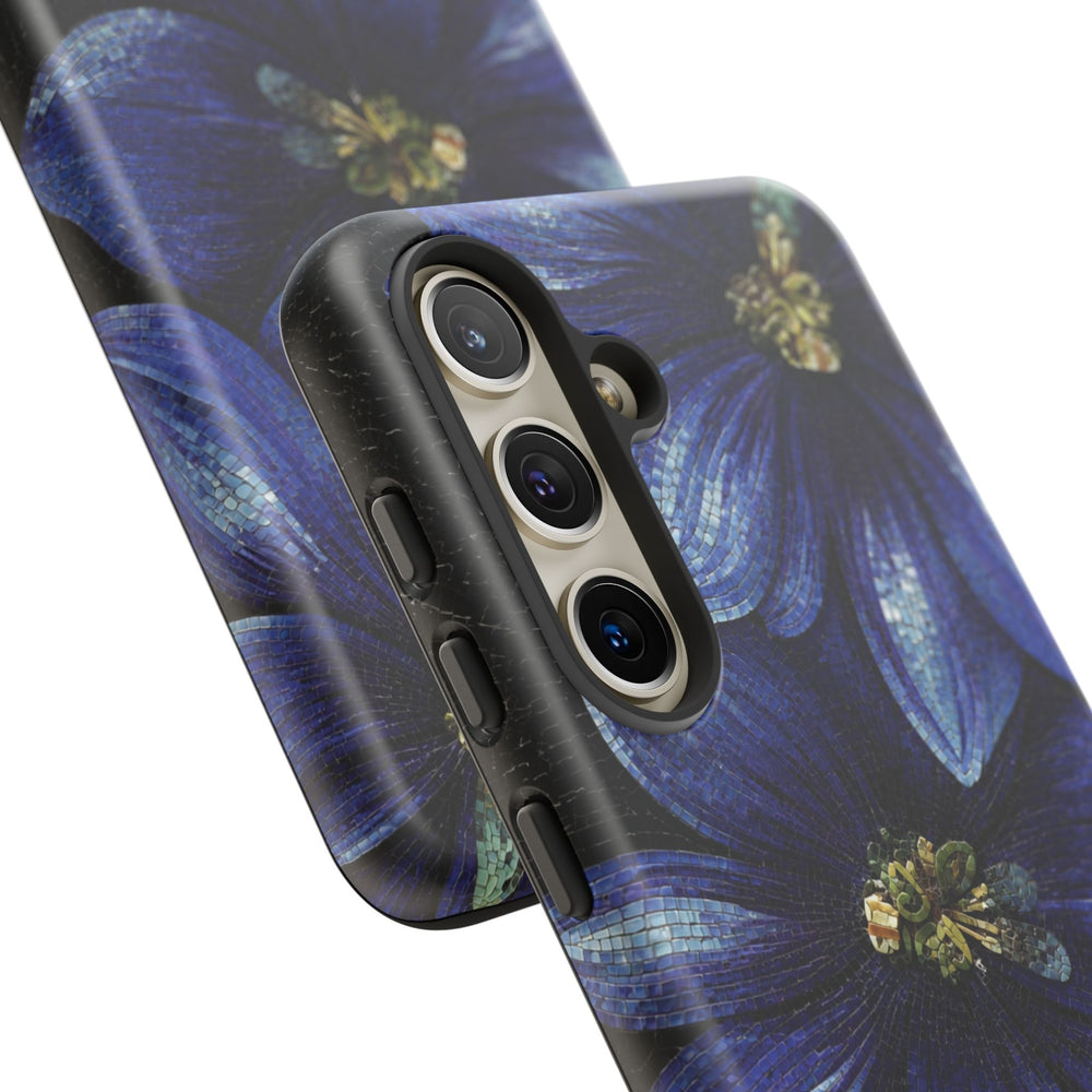 Blue Floral Tough Case