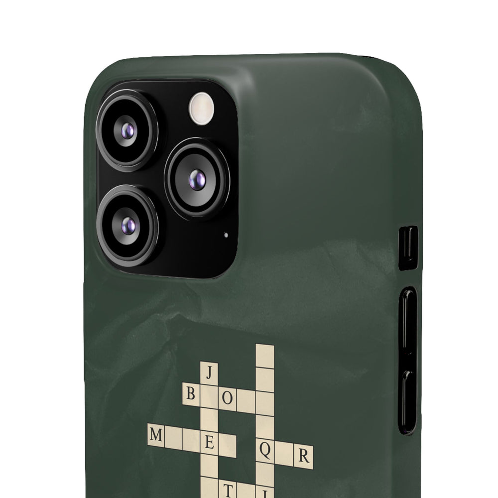 "JBMTQR crossword" Snap Phone Case