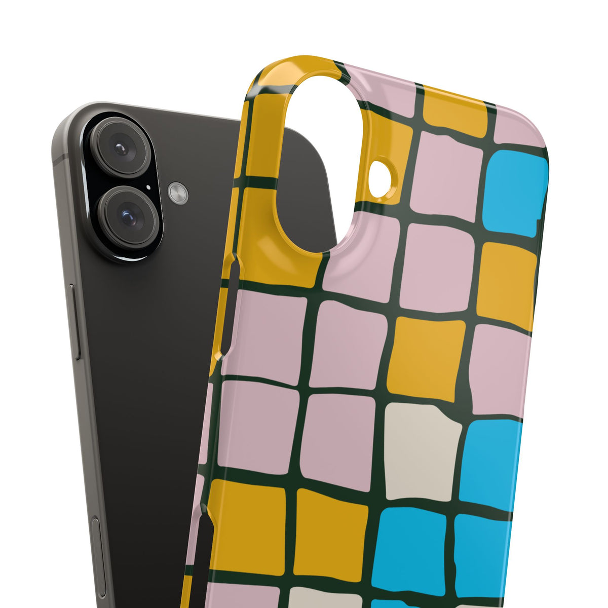 Color Grid Snap Phone Case