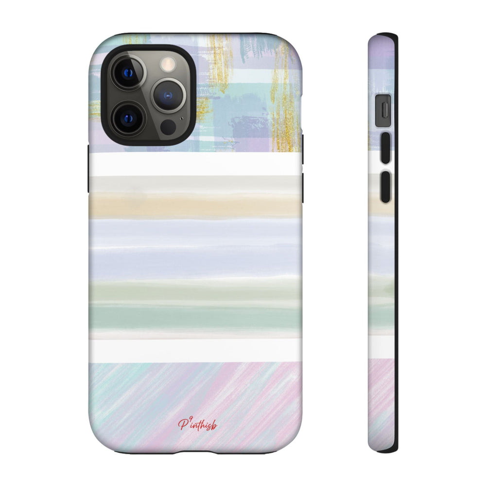 Pastel Stripe Tough Phone Case