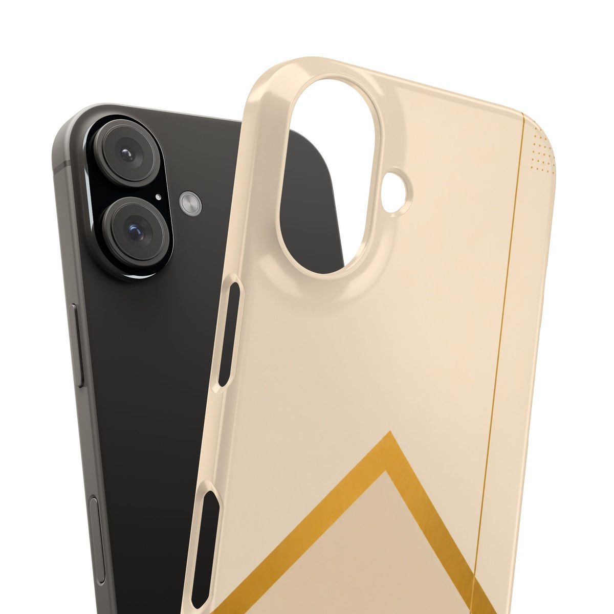 Gold Malboro Inspired Snap Phone Case