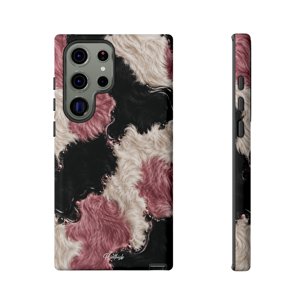 Cow Print Swirl Tough Case