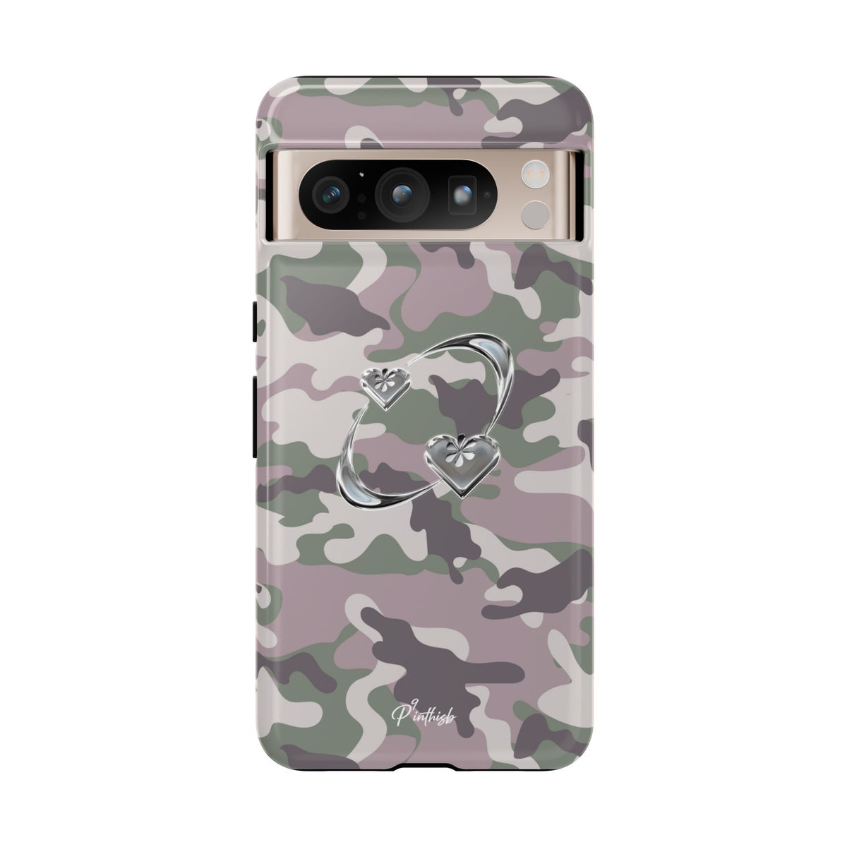 Camouflage Heart Tough Phone Case