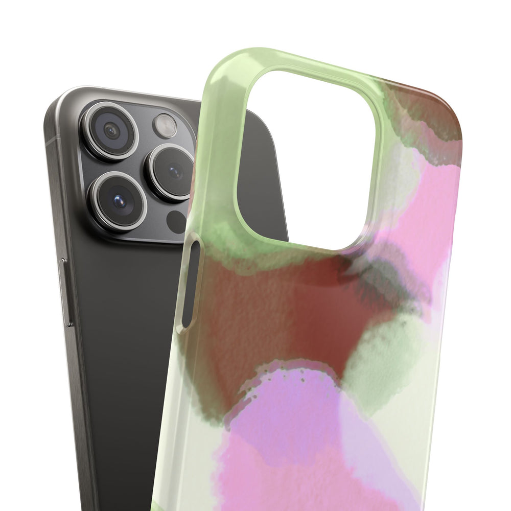 Abstract Pastel Camouflage Snap Phone Case