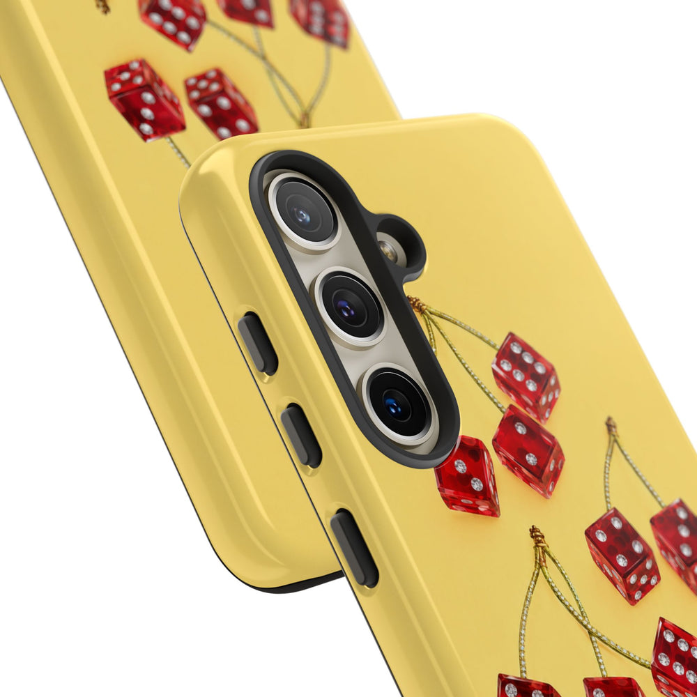Cherry Dice Tough Phone Case