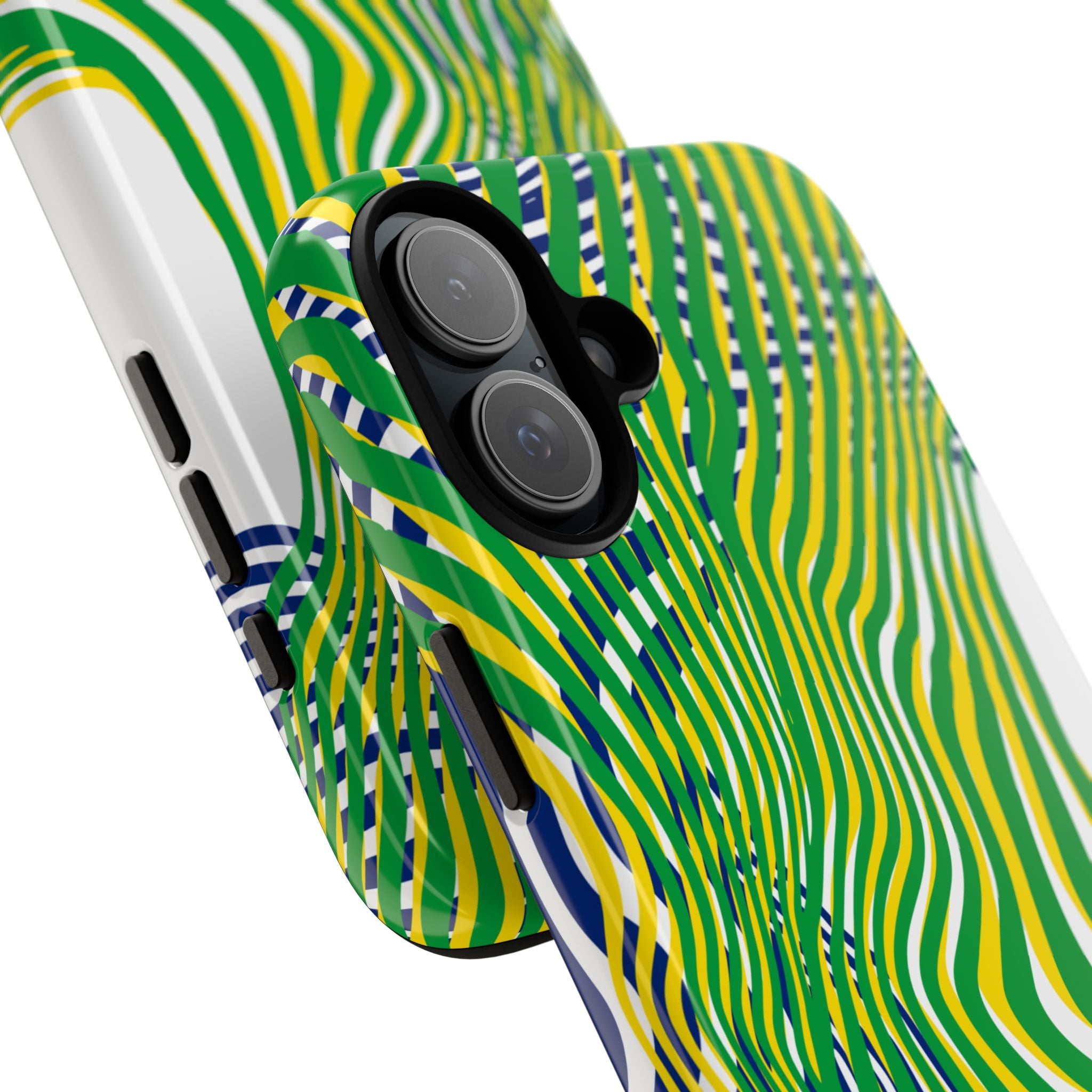 Abstract Green Wave Phone Case