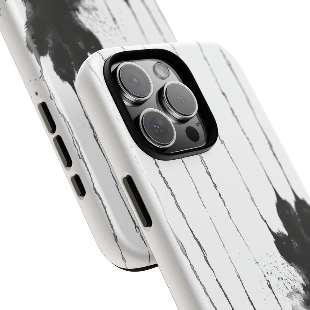 Black Ink Paw Print Tough Case